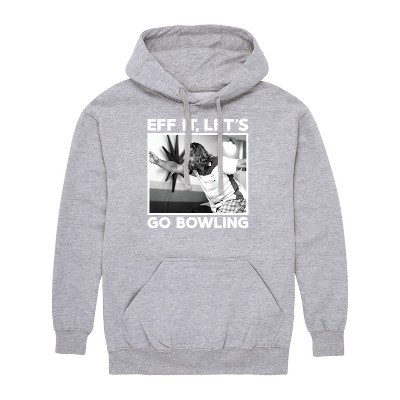 Men's - The Big Lebowski - Eff It, Let's Go Bowling Graphic Fleece Pullover Hoodie