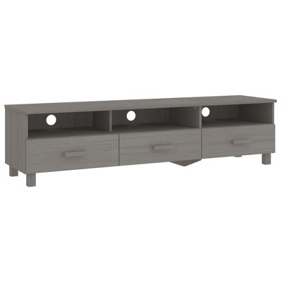 vidaXL HAMAR TV Stand TV Console Sideboard TV Unit Cupboard Solid Wood Pine