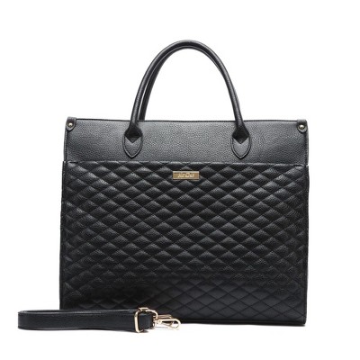 Luli Bebe Monaco Tote Bag, Made from Luxury Materials with Stylish Exterior, Includes Stroller Straps & Changing Pad, Parent in Style