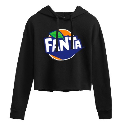 Women's - Coca-Cola - Fanta Costume Cropped Graphic Hoodie