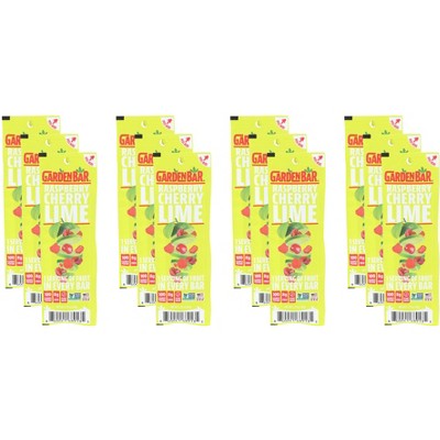 Garden Bar Raspberry Cherry Lime Snack Bar - Pack of 12 - 1.23