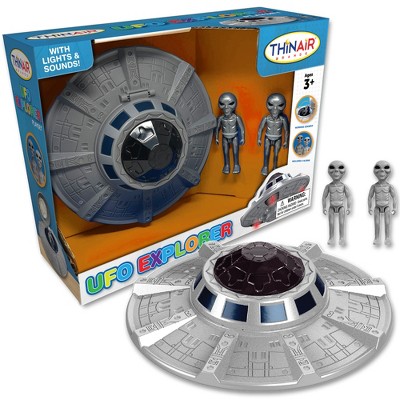 Playful Minds: UFO Explorer - Lights & Sounds ET Outer Space Toy Set