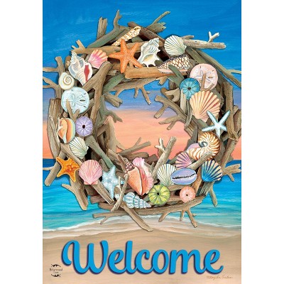 Briarwood Lane Summer Garden Flag 12x18 For Outdoor Driftwood Wreath For Summer Garden Flag Flags For Outside