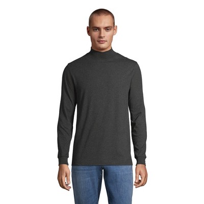 Lands' End Men's Super-T Mock Turtleneck