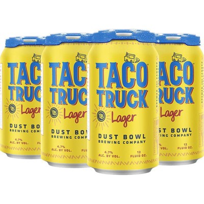Dust Bowl Taco Truck Lager Beer - 12pk/12 fl oz Cans