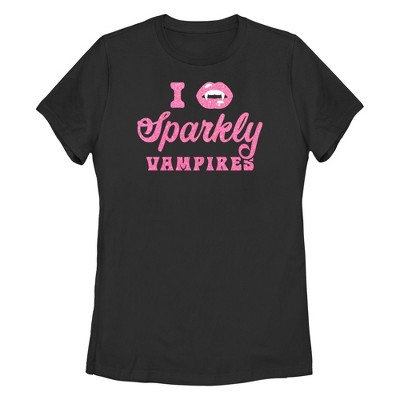 Womens Lost Gods I Love Sparkly Vampires T Shirt