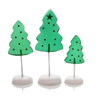 Department 56 Accessory 3.75 In Candy Corn Trees , Holiday Star (3PC)