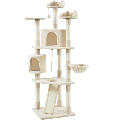 Yaheetech 79"H Large Cat Tower with Condos & Scratching Posts