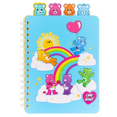 Inkology, LLC Care Bears: Unlock the Magic Rainbows 4-Tab Spiral Notebook With 160 Sheets