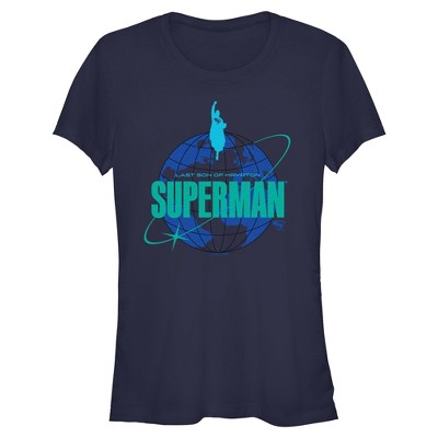 Juniors Superman Retro Last Son of Krypton T Shirt