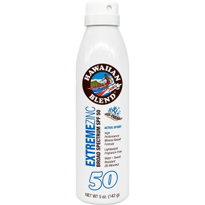 Hawaiian Blend Extreme Zinc Sunscreen Spray - SPF 50 - 5oz