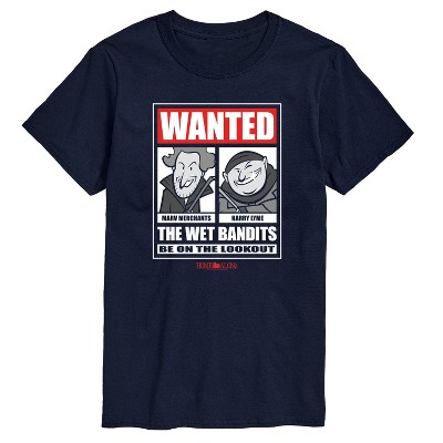 Men's - Home Alone - Wanted Wet Bandits-Men's Short Sleeve Graphic T-Shirt Short Sleeve Graphic T-Shirt