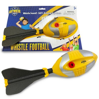 Anywhere Sports Whistle Football, 12" Soft Foam Ball for Kids 5+