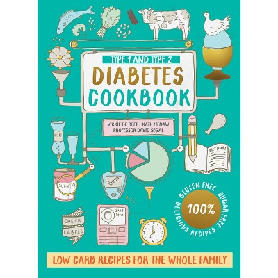 Type 1 and Type 2 Diabetes Cookbook - by  Vickie de Beer & Kath Megaw & Prof David Segal (Paperback)