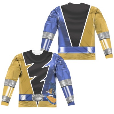 Men's Power Rangers Dino Fury Gold Ranger Long Sleeve Costume T-Shirt