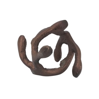 Saro Lifestyle Table Napkin Rings With Twigs Design (Set of 4)