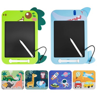 Nasitip 2PACK Writing Tablet, Writing Drawing Board Pad Erasable, Doodle Board Educational Toys Gifts for 3-6 Years Old Boys and Girls