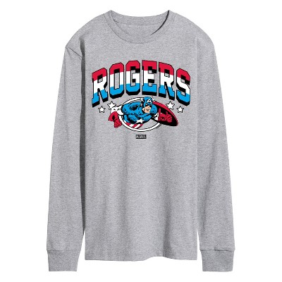 Men's - Marvel - Captain America Rogers Long Sleeve Graphic T-Shirt