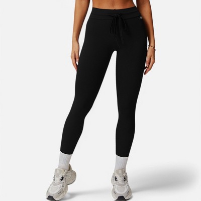 Anna-Kaci Active Women's High Waist Drawstring Leggings with Stretchy Fit
