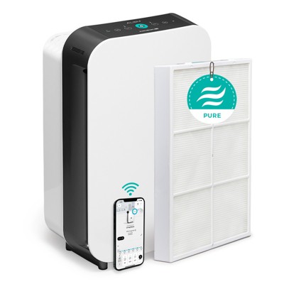Alen BreatheSmart 35i Air Purifier with Pure HEPA Filter - Ideal for Dust, Mold, & Germs in 500-1,000 Sq. Ft. - White