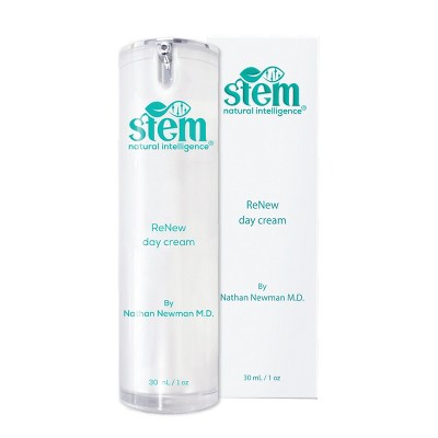 STEM ReNew Day Cream. Daily Face and Neck Moisturizer with Antioxidants. Luxury Skincare for Women and Men, 1 oz