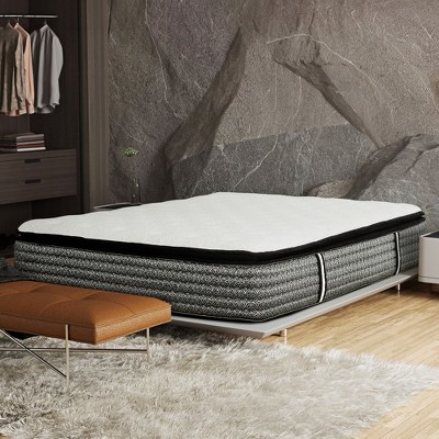 PAGED Premium Mattress for King Size, Gel Memory Foam Mattress with Pocket Coil for Bedroom
