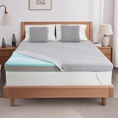 Dyonery 3" Twin Size, Firm to Extra Firm Reversible Mattress, High-Density Memory Foam Bed Topper with Removable Cover, No Smell, for Back Pain Relief