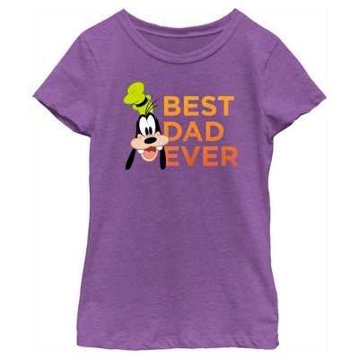 Girl's Mickey & Friends Father's Day Best Goofy Dad Ever T-Shirt