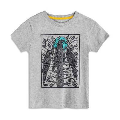Mightly Boys & Girls Fair Trade Organic Cotton Graphic Short Sleeve T-Shirt