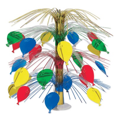 Beistle Balloon Cascade Centerpiece, 18", (2/Pkg) Multicolored