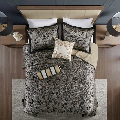 Madison Park 5pc Whitman Reversible Jacquard Bedspread Set