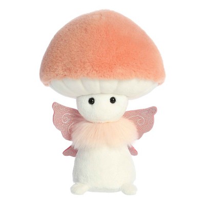 Aurora Small Fairy Fungi Friends Vibrant Stuffed Animal Peach 9"