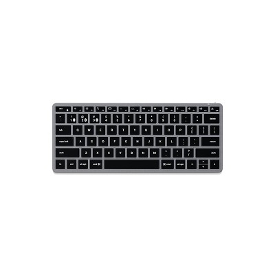 Satechi Slim X1 Bluetooth Keyboard - Space Gray: Mechanical Backlit USB-C Connection