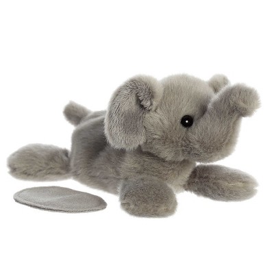 Aurora Small Ella Elephant Shoulderkins Adorable Stuffed Animal Gray 6"