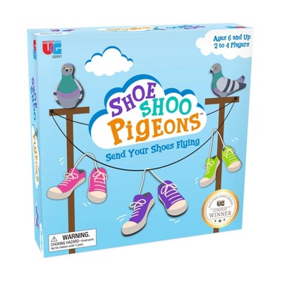 University Games Shoe Shoo Pigeons: Educational Fine Motor Action Board Game, 2-4 Players