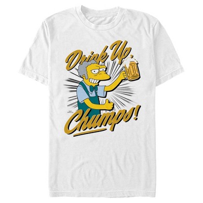Men's The Simpsons Moe Drink Up Chumps T-Shirt