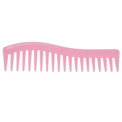 Unique Bargains Wide Tooth Hair Comb All Purpose Detangling Plastic 1Pc