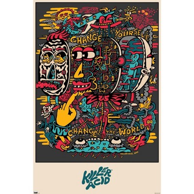 Trends International Killer Acid - Change Yourself Framed Wall Poster Prints