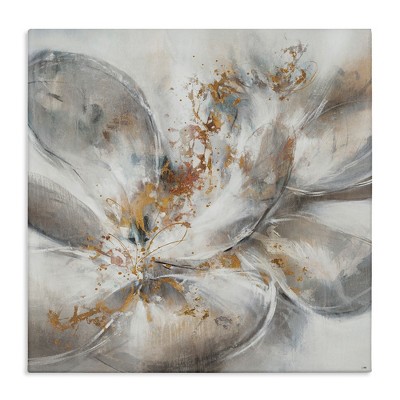 Stupell Industries Abstract Flower Bloom Painting Canvas Wall Art
