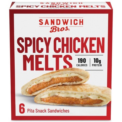 Sandwich Brothers of Wisconsin Frozen Spicy Chicken Melt - 15.6oz/6ct