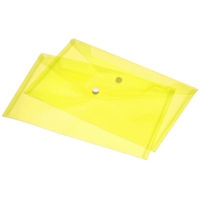 Unique Bargains Home Office Plastic Envelopes File Folders with Snap Button 12 Pcs