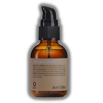 Oway Silk'n Glow Serum (1.7 oz) - Instant Shine & Smoothing Hair Serum | Anti-Frizz & Heat Protectant