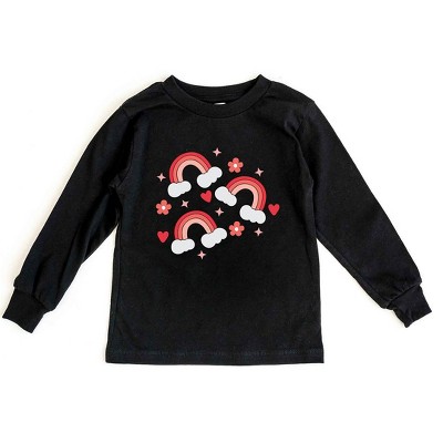 The Juniper Shop Valentine Rainbow Youth Long Sleeve Tee
