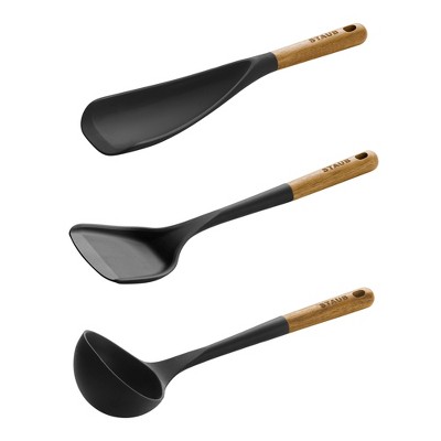 Staub Silicone with Wood Handle Cooking Utensil Sets
