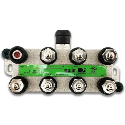 DirecTV AT&T 8-Way SWM Power Passing Coaxial Splitter