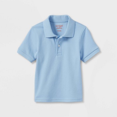 Toddler Boys' Short Sleeve Interlock Uniform Polo Shirt - Cat & Jack™
