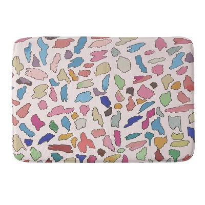 Deny Designs Cortney Herron Colorform Memory Foam Bath Rug: Woven Polyester, Machine Washable, 1'9"x2'10" Rectangle Mat