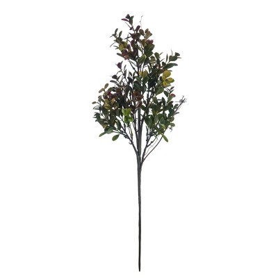 Transpac 22 Inch Green and Golden Autumn Spray Artificial Stems for Fall Decor Plastic Floral Arrangement