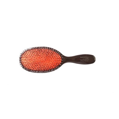 Bass Brushes Elite Series Shine & Condition Hair Brush with Ultra-Premium Natural Bristle & Nylon Pin High Polish Acrylic Handle