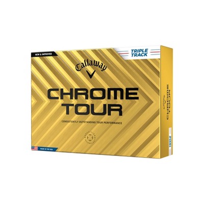 Callaway Chrome Tour Triple Track 24 Golf Ball - 12pk White